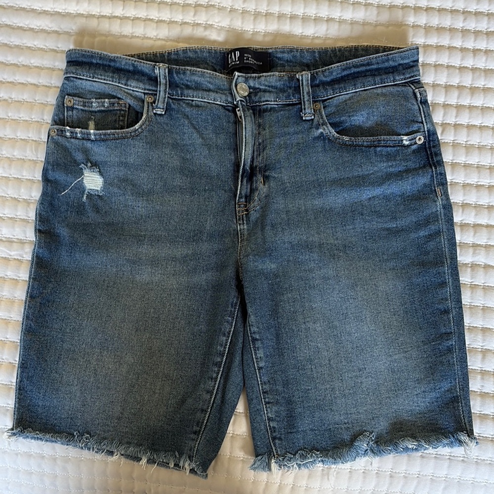GAP Blue Denim Cutoff Shorts